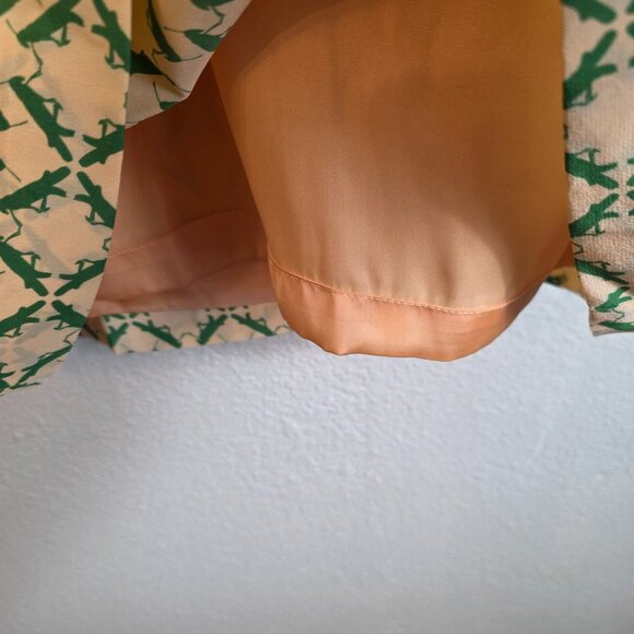 🔴Charlotte Taylor Women Dress Novality Grass Hopper Pattern Green‎ and yellow 2 - Picture 12 of 17